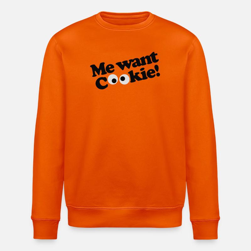 Ich will Plätzchen! - Stanley/Stella Unisex Bio-Sweatshirt ROLLER - Tieforange