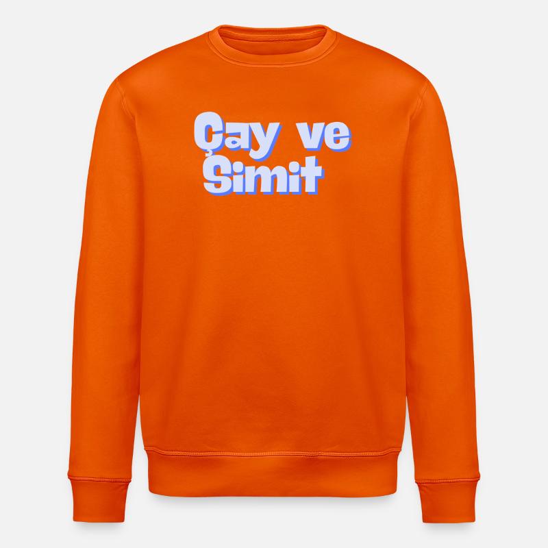 Cay & Simit - Stanley/Stella Unisex Bio-Sweatshirt ROLLER - Tieforange