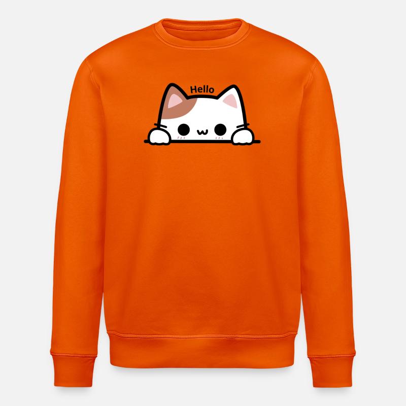 Coucou Chaton - Sweat bio ROLLER Stanley/Stella Unisexe - orange profond