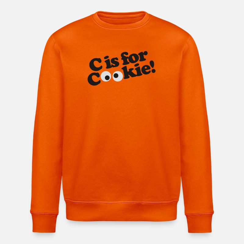 C is for Cookie - Stanley/Stella Unisex Bio-Sweatshirt ROLLER - Tieforange