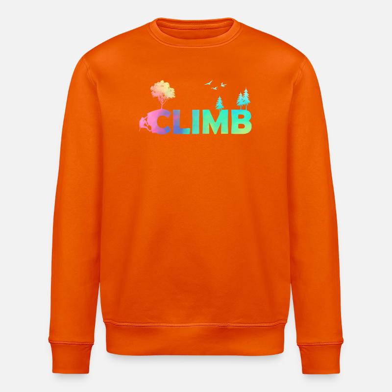 Escalade en pente Escalade nature - Sweat bio ROLLER Stanley/Stella Unisexe - orange profond