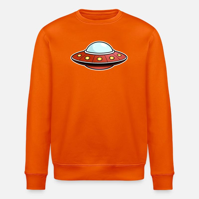 UFO rot - Stanley/Stella Unisex Bio-Sweatshirt ROLLER - Tieforange