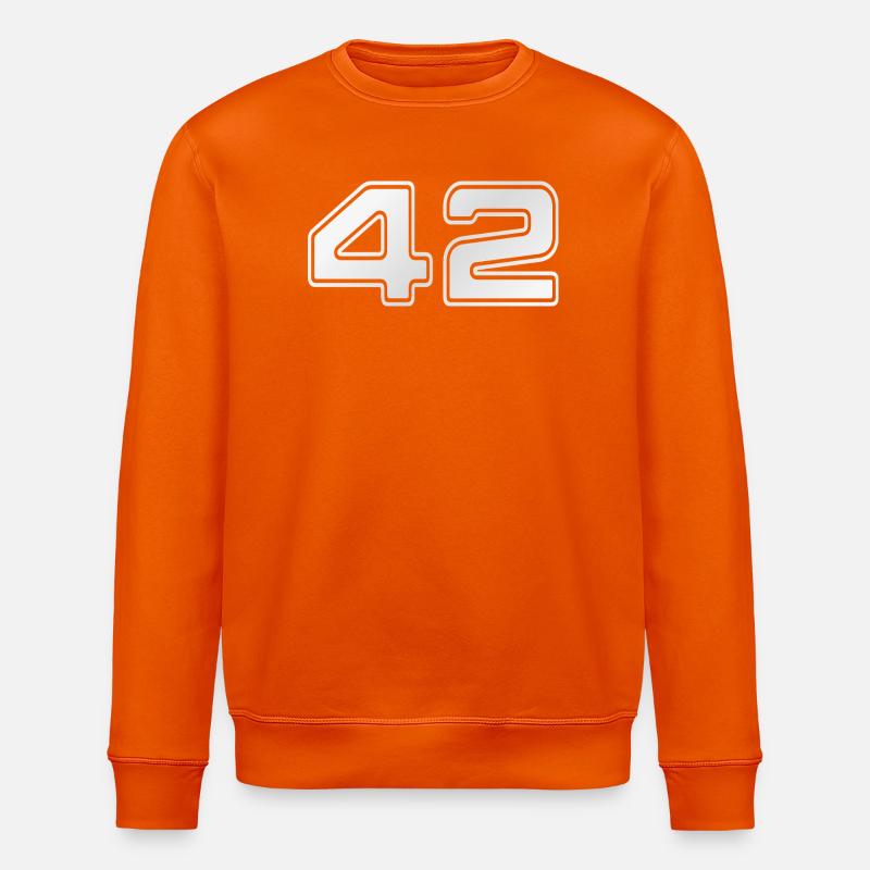 NERDY forever - 42 - Stanley/Stella ROLLER Unisex Organic Sweatshirt - bright orange