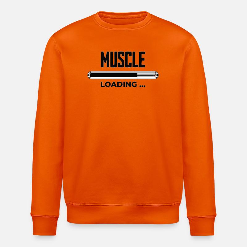 Muskel Loading Fortschritt - Stanley/Stella Unisex Bio-Sweatshirt ROLLER - Tieforange
