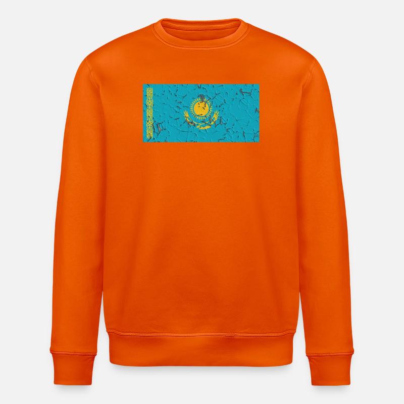 Drapeau du Kazakhstan - Sweat bio ROLLER Stanley/Stella Unisexe - orange profond