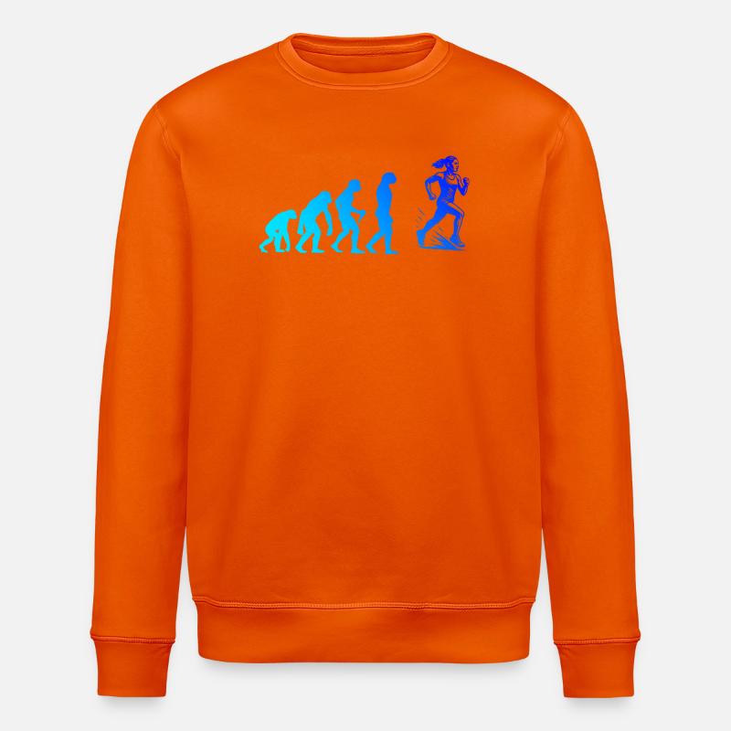 Direkte Running Aussage - Stanley/Stella Unisex Bio-Sweatshirt ROLLER - Tieforange