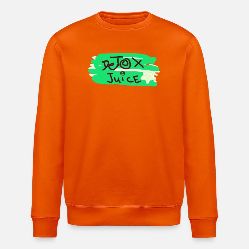 Detox saft text - Stanley/Stella Unisex Bio-Sweatshirt ROLLER - Tieforange