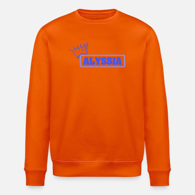 Cadeau pour Alyssia - Sweat bio ROLLER Stanley/Stella Unisexe - orange profond