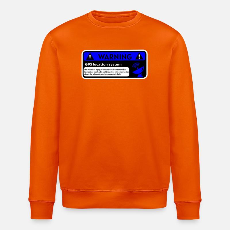 Alerte GPS et localisation véhicule - Sweat bio ROLLER Stanley/Stella Unisexe - orange profond