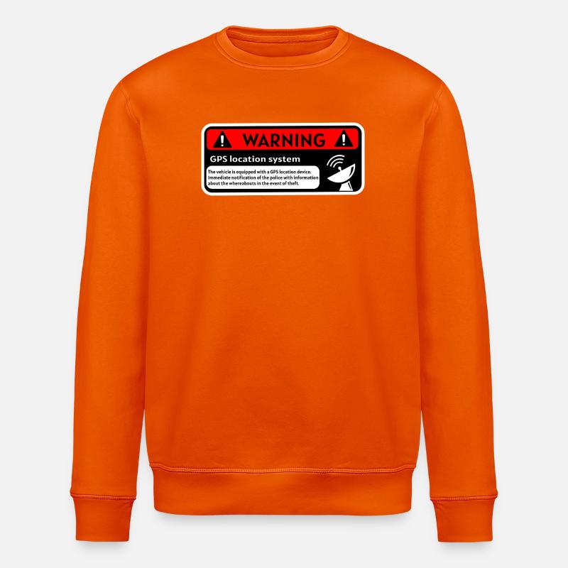 GPS-Warnung - Stanley/Stella Unisex Bio-Sweatshirt ROLLER - Tieforange