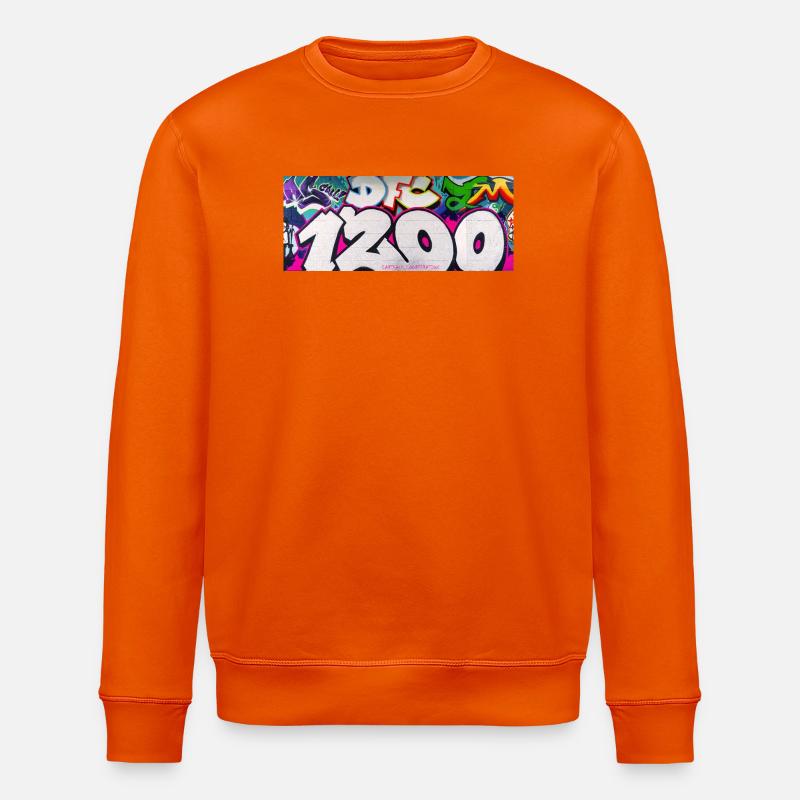 1200 GRAVITY EDIT_1 - Stanley/Stella ROLLER Unisex Organic Sweatshirt - bright orange