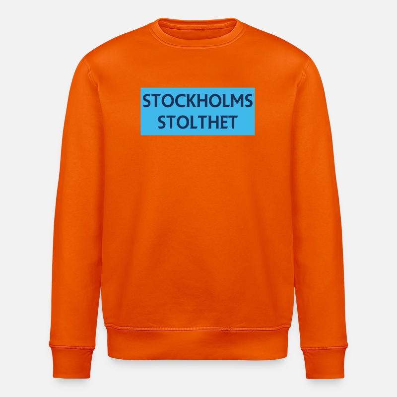 Stockholmer Stolz - Stanley/Stella Unisex Bio-Sweatshirt ROLLER - Tieforange