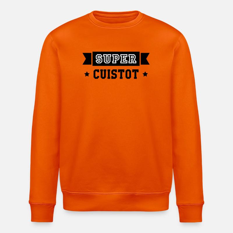Superkoch – Küche – Koch - Stanley/Stella Unisex Bio-Sweatshirt ROLLER - Tieforange
