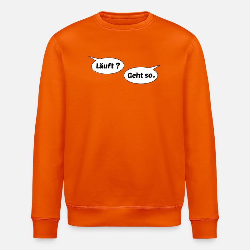 Läuft - Stanley/Stella Unisex Bio-Sweatshirt ROLLER - Tieforange