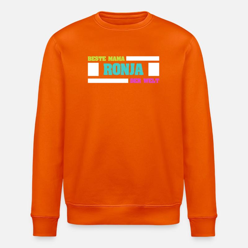 Mutter Ronja - Stanley/Stella Unisex Bio-Sweatshirt ROLLER - Tieforange