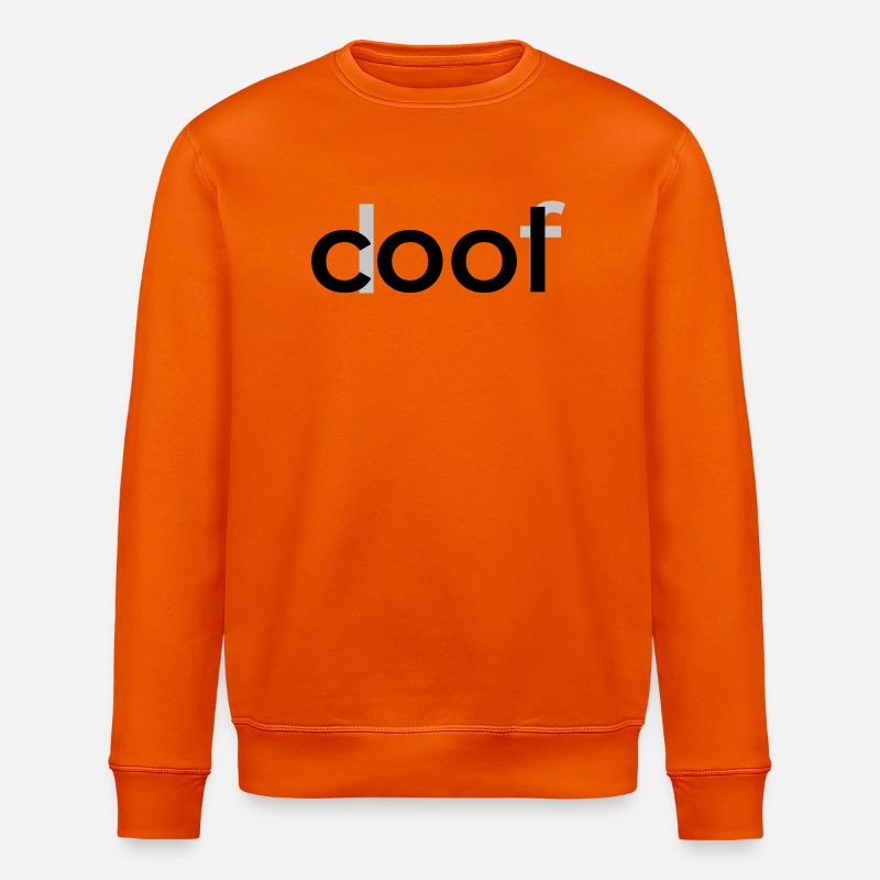 cool doof - Stanley/Stella Unisex Bio-Sweatshirt ROLLER - Tieforange