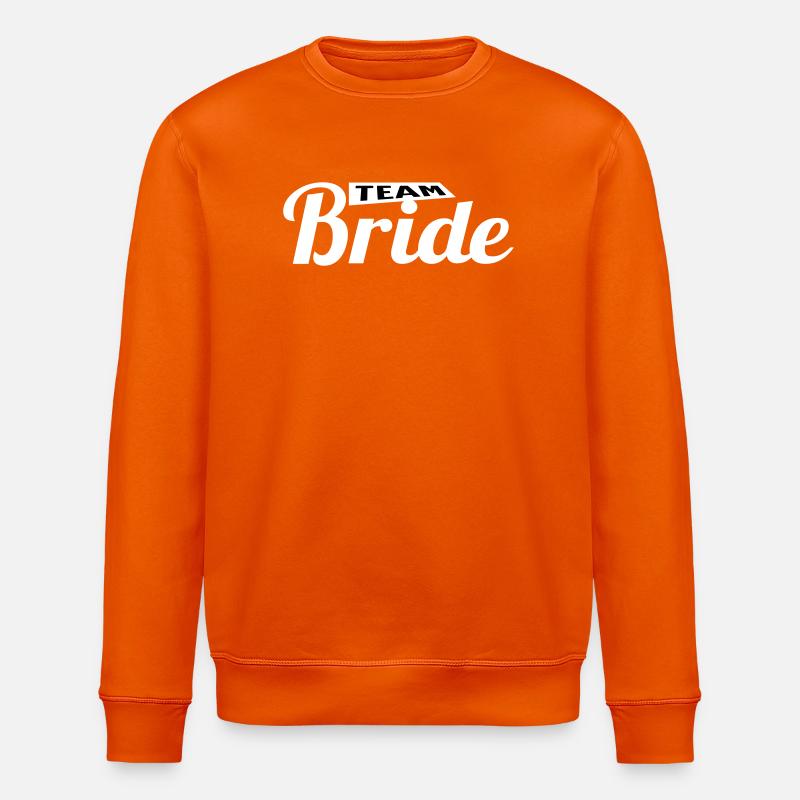 Team Bride - Stanley/Stella Unisex Bio-Sweatshirt ROLLER - Tieforange