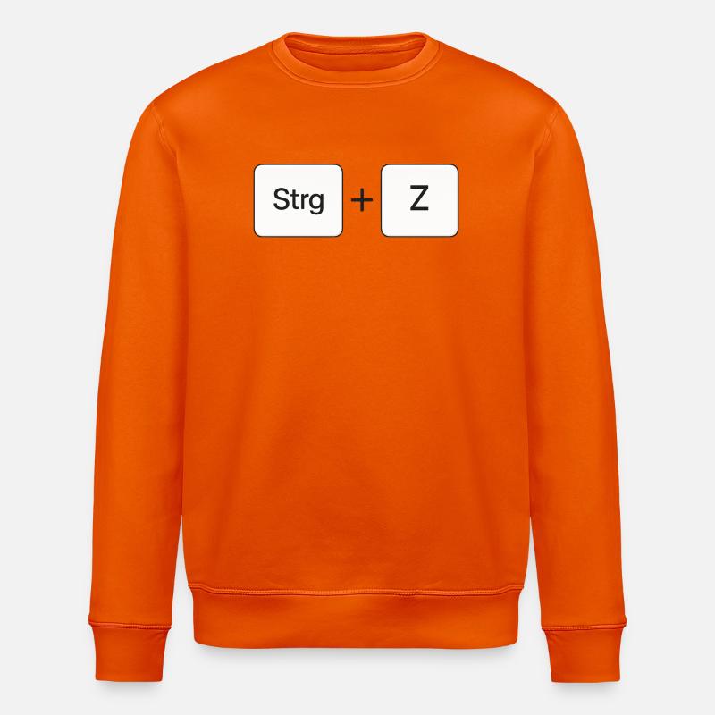 Ctrl + Z - Sweat bio ROLLER Stanley/Stella Unisexe - orange profond