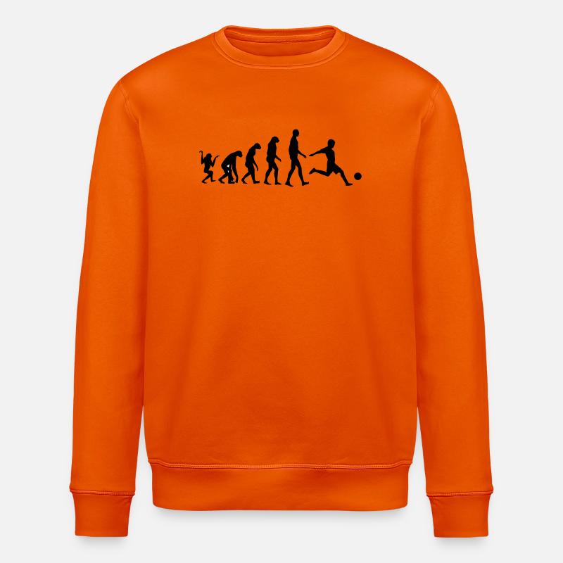 Évolution Footballeur : Dominez Depuis l'Origine - Sweat bio ROLLER Stanley/Stella Unisexe - orange profond