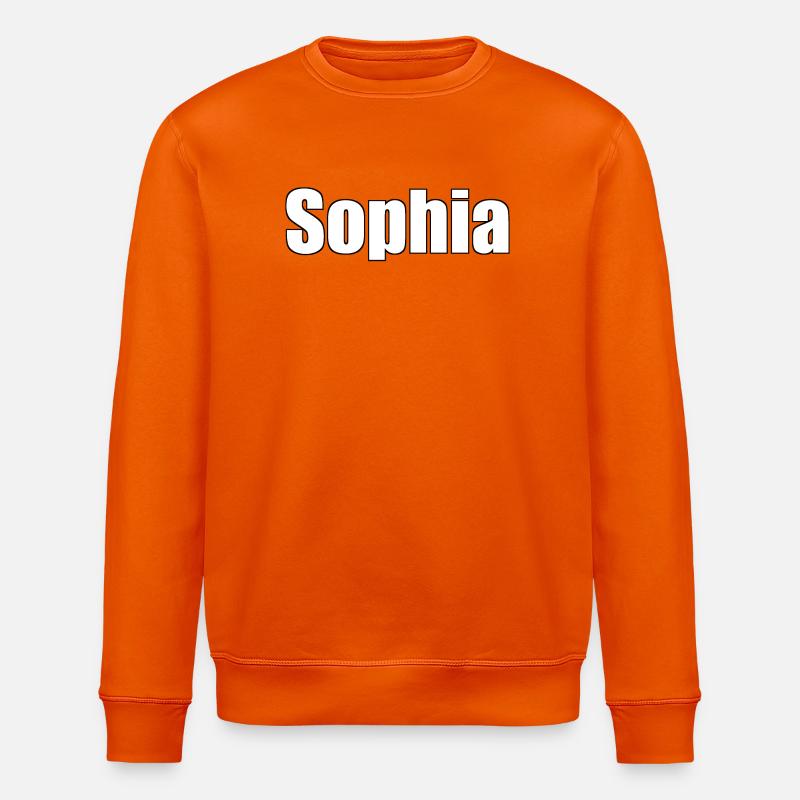 Sophia - (Nom du peuple) - Sweat bio ROLLER Stanley/Stella Unisexe - orange profond