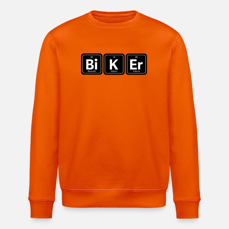 Bi K Er Biker - Stanley/Stella Unisex Bio-Sweatshirt ROLLER - Tieforange