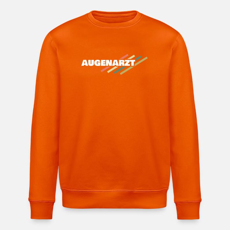 Augenarzt - Stanley/Stella Unisex Bio-Sweatshirt ROLLER - Tieforange