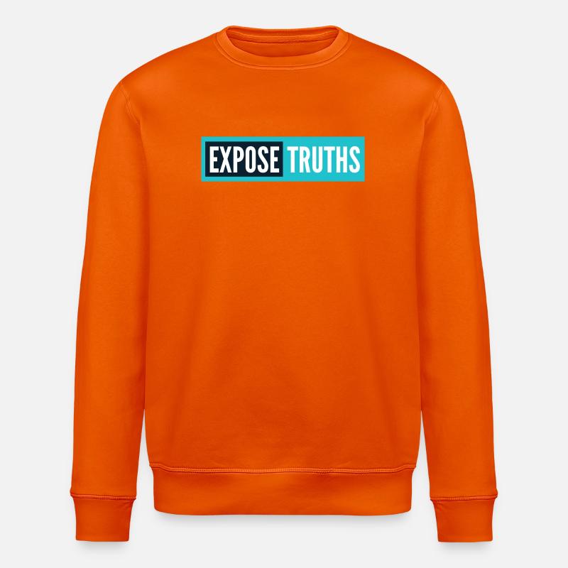 Wahrheiten aufdecken - Stanley/Stella Unisex Bio-Sweatshirt ROLLER - Tieforange
