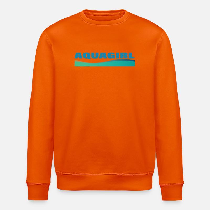 AQUAGIRL - Sweat bio ROLLER Stanley/Stella Unisexe - orange profond