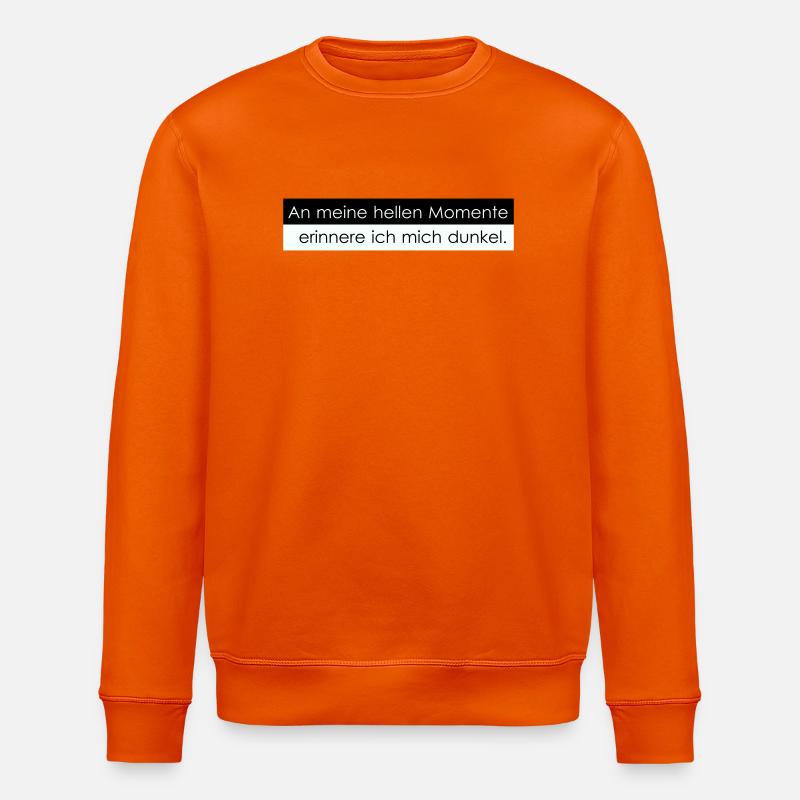 Helle Momente - Stanley/Stella Unisex Bio-Sweatshirt ROLLER - Tieforange