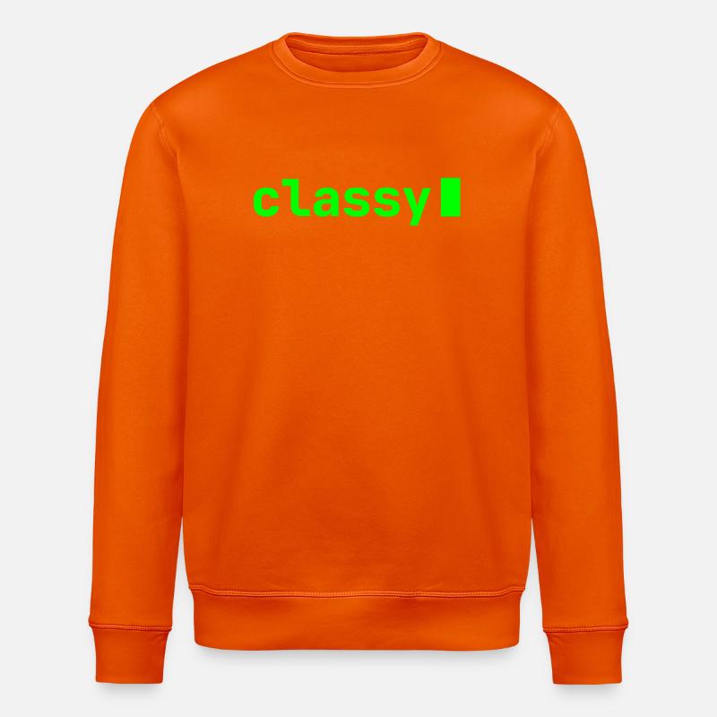 classy | Developer mood - Stanley/Stella ROLLER Unisex Organic Sweatshirt - bright orange