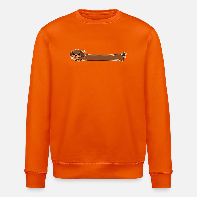 Long, teckel mignon - Sweat bio ROLLER Stanley/Stella Unisexe - orange profond