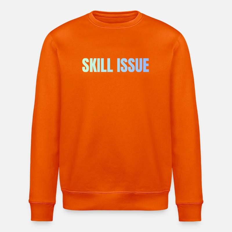 Skill Issue Gradient - Stanley/Stella Unisex Bio-Sweatshirt ROLLER - Tieforange