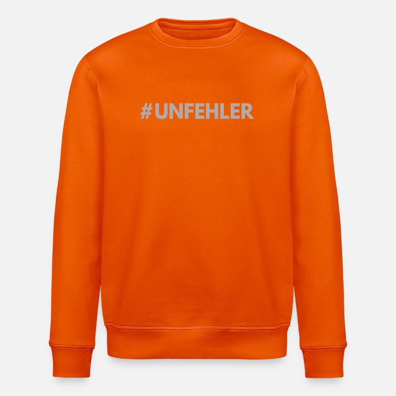 #Unfehler - Sweat bio ROLLER Stanley/Stella Unisexe - orange profond