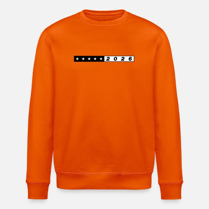 2026 Sterne Symbol - Stanley/Stella Unisex Bio-Sweatshirt ROLLER - Tieforange