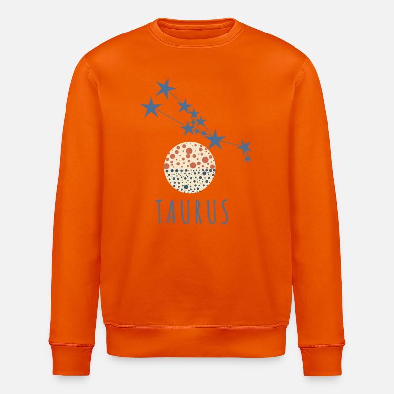 Das Sternbild Stier - Stanley/Stella Unisex Bio-Sweatshirt ROLLER - Tieforange
