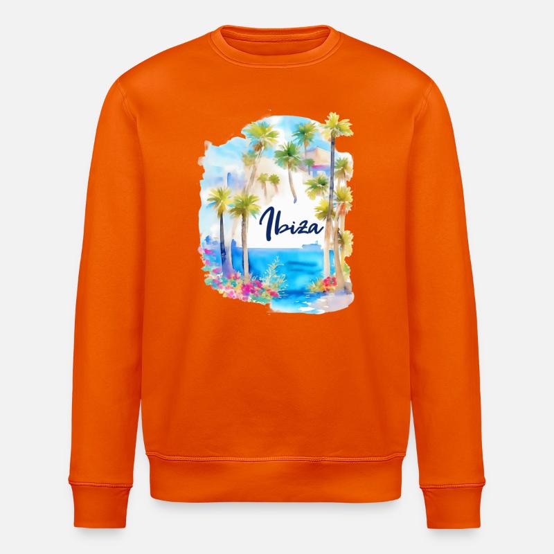Ibiza - Stanley/Stella Unisex Bio-Sweatshirt ROLLER - Tieforange