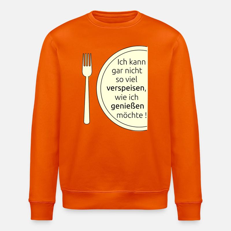 Verspeisen und geniessen - Stanley/Stella Unisex Bio-Sweatshirt ROLLER - Tieforange