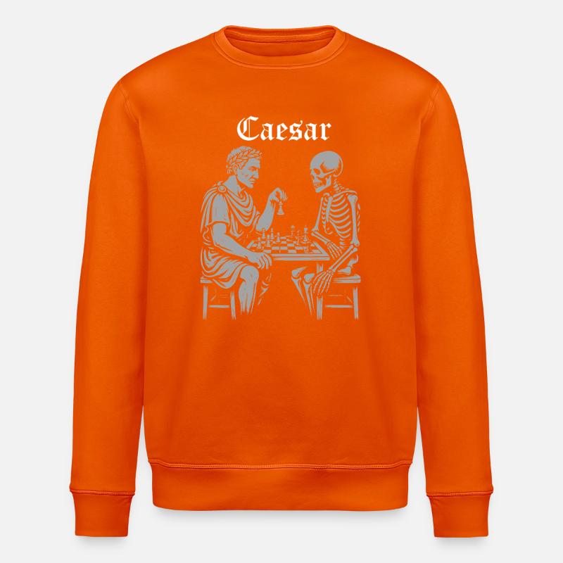 Caesar-Schachduell - Stanley/Stella Unisex Bio-Sweatshirt ROLLER - Tieforange