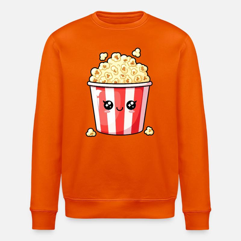 Kawaii-Popcorneimer - Stanley/Stella Unisex Bio-Sweatshirt ROLLER - Tieforange