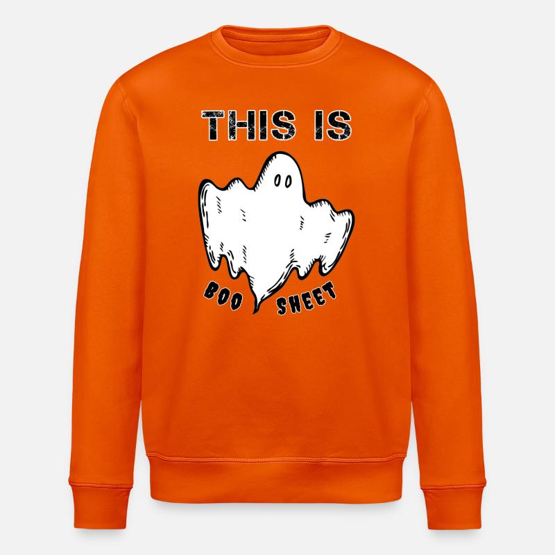 Dies ist ein Boosheet - Stanley/Stella Unisex Bio-Sweatshirt ROLLER - Tieforange