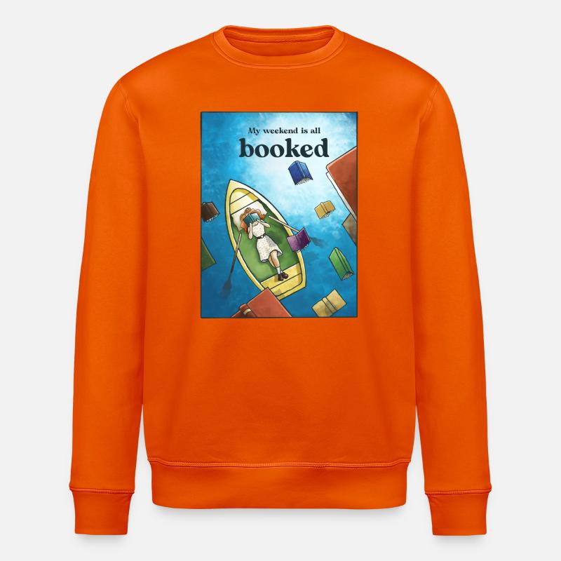 Meer der Worte - Stanley/Stella Unisex Bio-Sweatshirt ROLLER - Tieforange