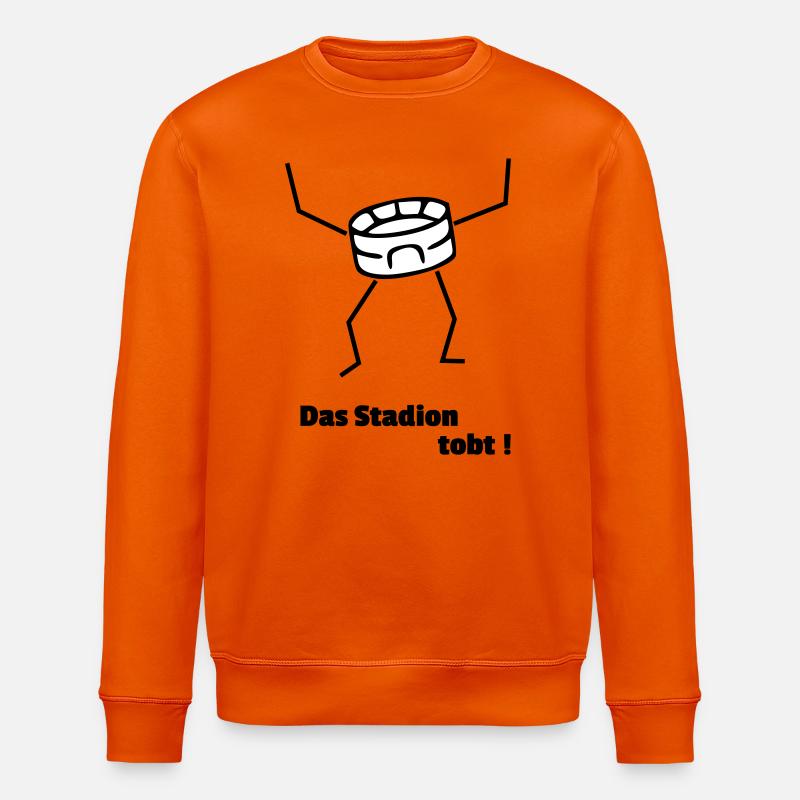 Stadion tobt - Stanley/Stella Unisex Bio-Sweatshirt ROLLER - Tieforange