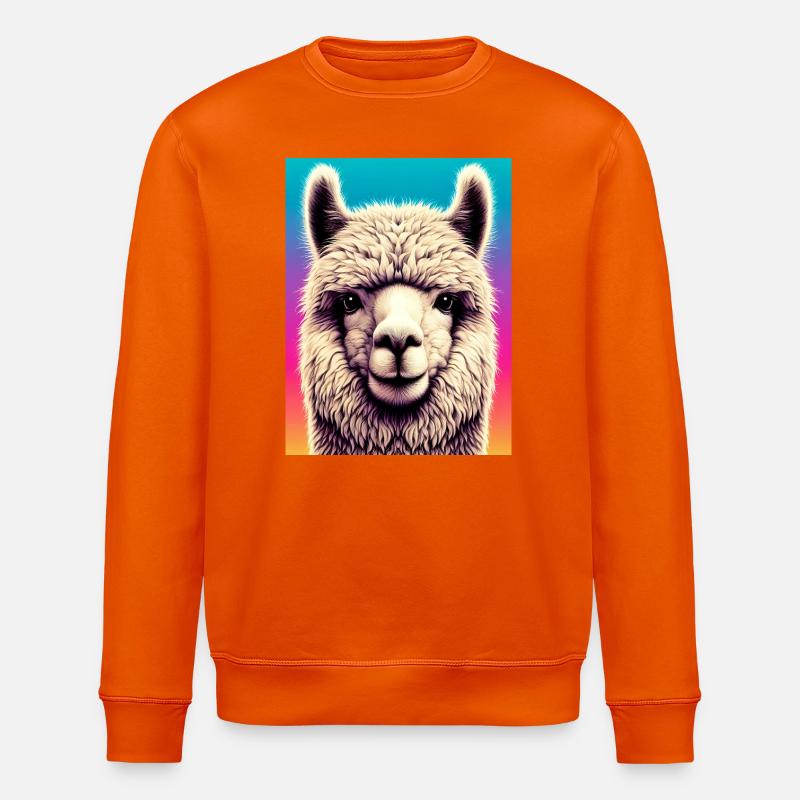 Alpaka - Stanley/Stella Unisex Bio-Sweatshirt ROLLER - Tieforange