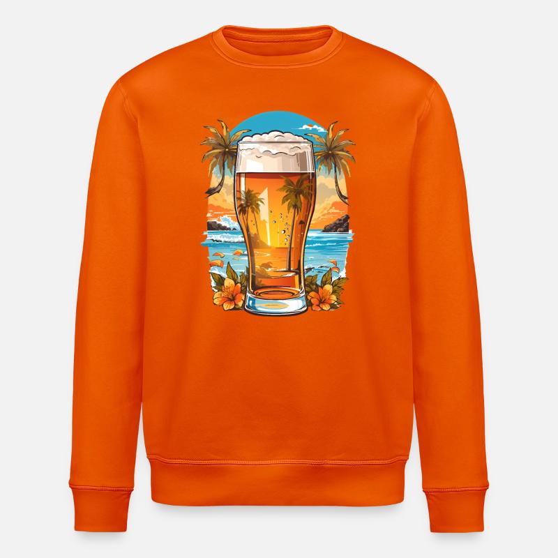 Strand Bier - Stanley/Stella Unisex Bio-Sweatshirt ROLLER - Tieforange