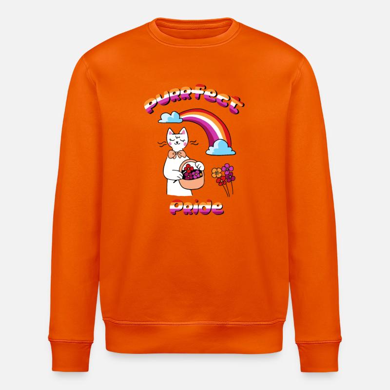 purrfekter Stolz - Stanley/Stella Unisex Bio-Sweatshirt ROLLER - Tieforange