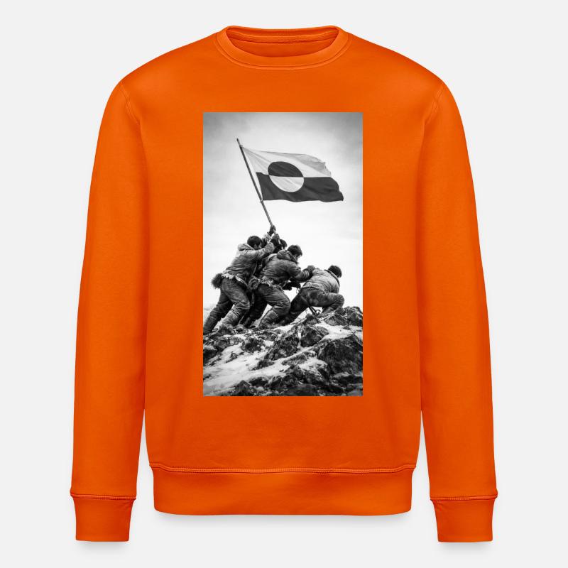 Iwo Greenland - Stanley/Stella Unisex Bio-Sweatshirt ROLLER - Tieforange