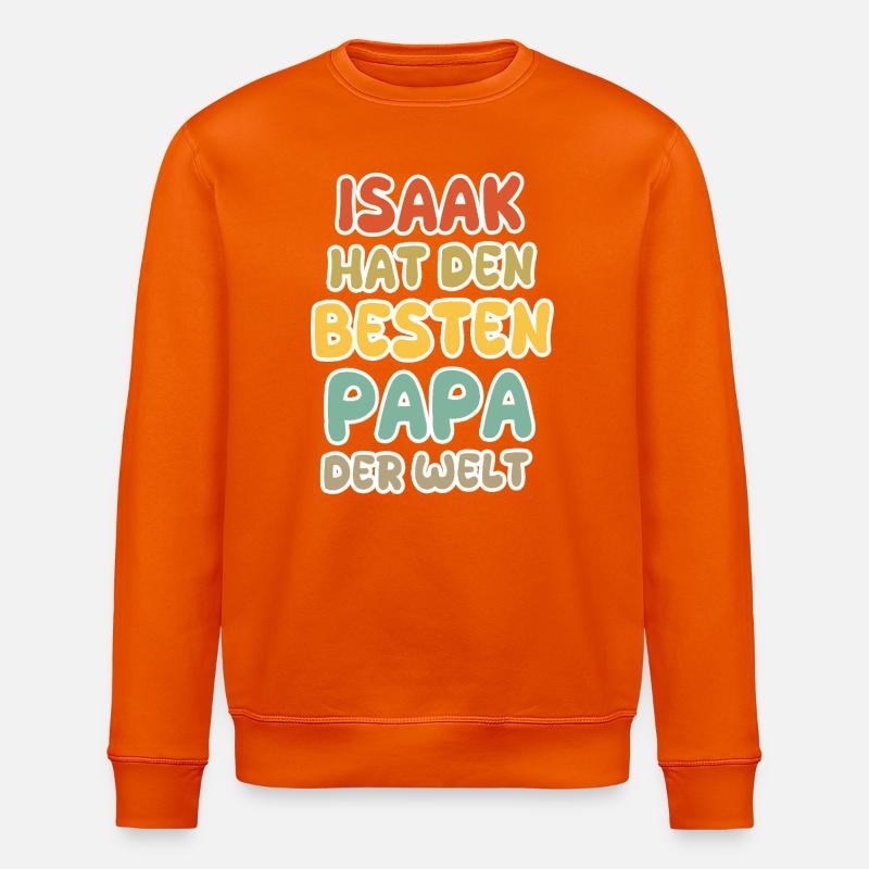 Dire Isaac - Sweat bio ROLLER Stanley/Stella Unisexe - orange profond
