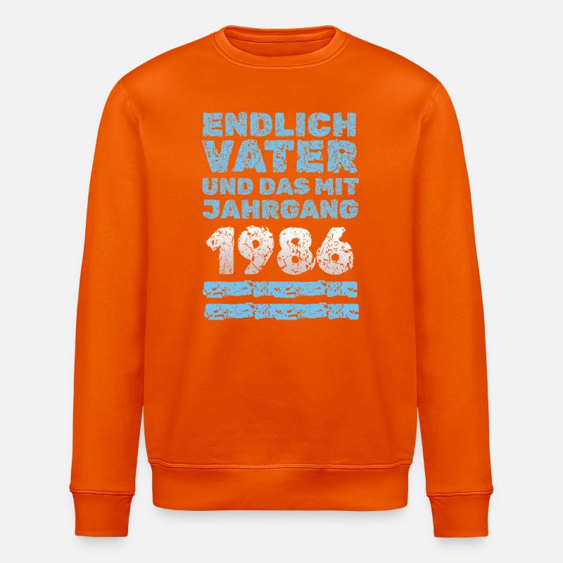 1986 - Stanley/Stella Unisex Bio-Sweatshirt ROLLER - Tieforange