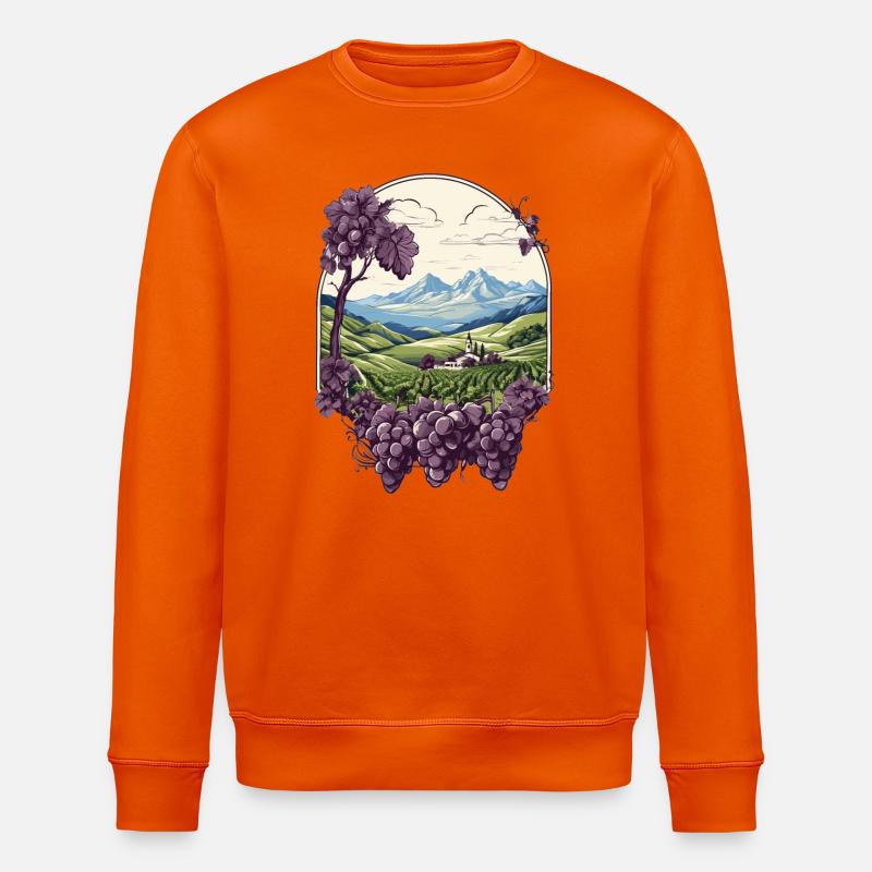 Vignoble - Sweat bio ROLLER Stanley/Stella Unisexe - orange profond