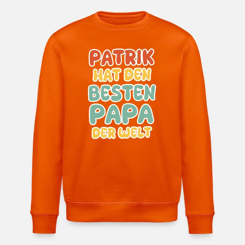 Patrick - Stanley/Stella ROLLER Unisex Organic Sweatshirt - bright orange